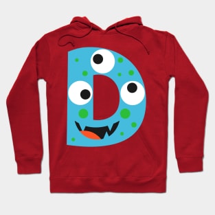 D letter Hoodie